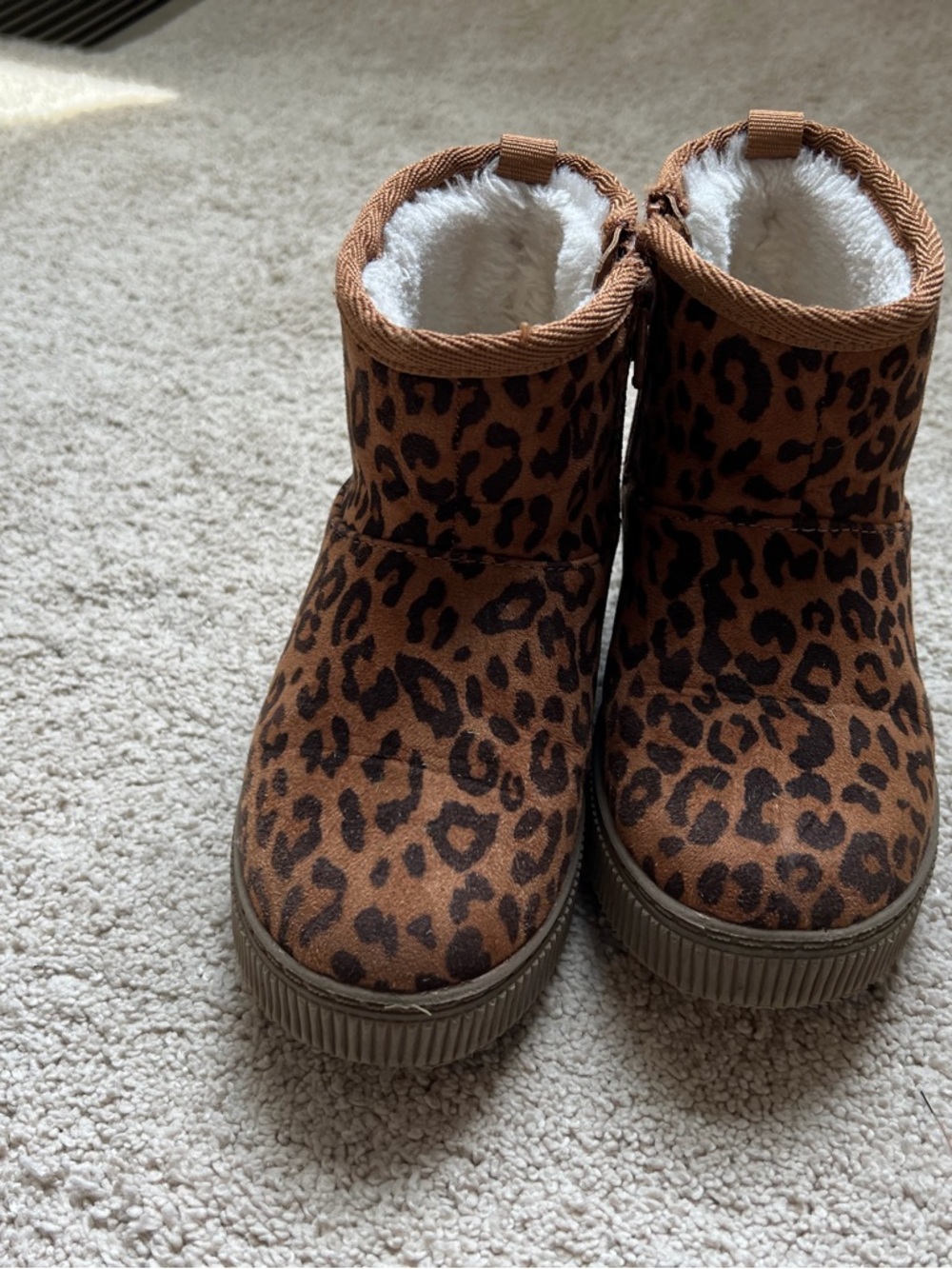 Cat & Jack Animal Print Toddler Girl Boots